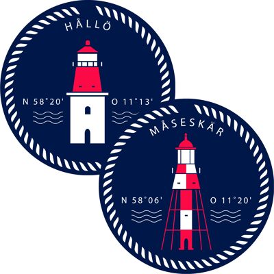 Dessous de plat phare suédois, Hållö/Måseskär