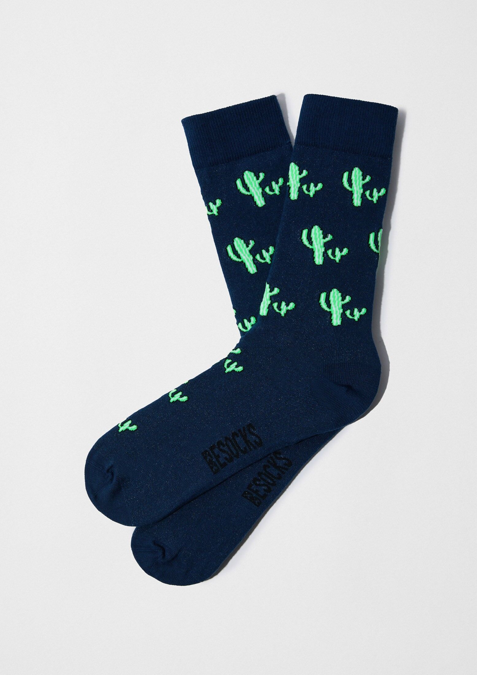 BeCactus Navy - 100% Organic Cotton Socks