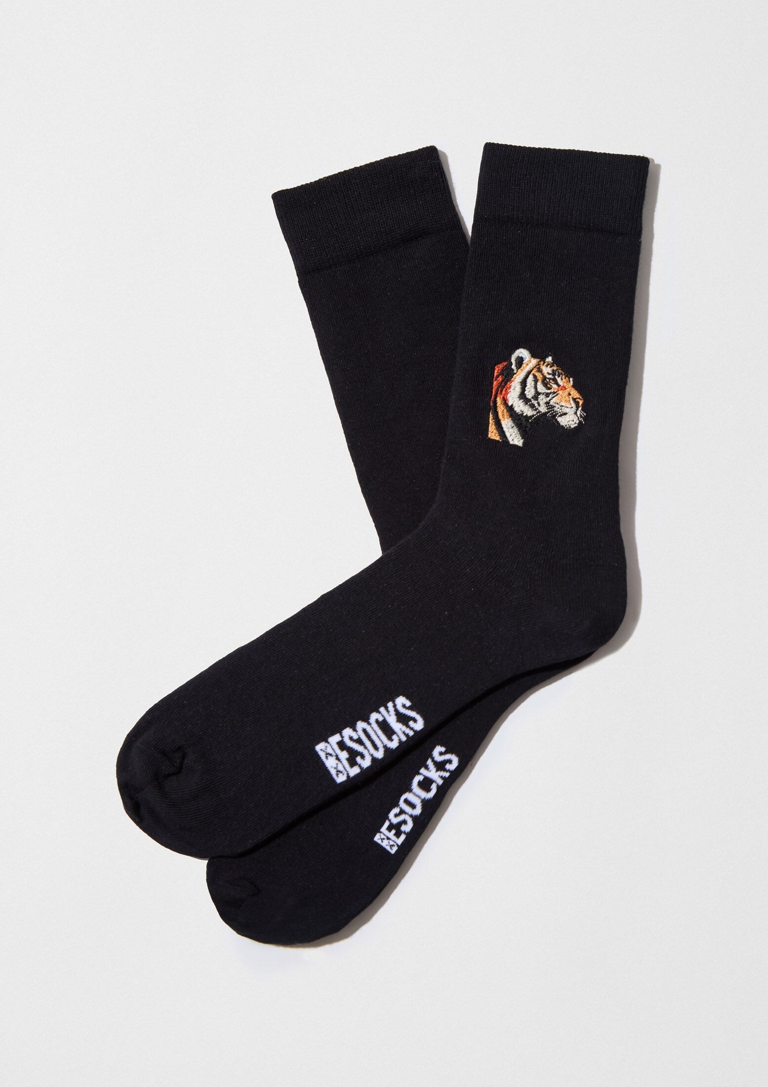 BeTiger Embroidered - 100% Organic Cotton Socks