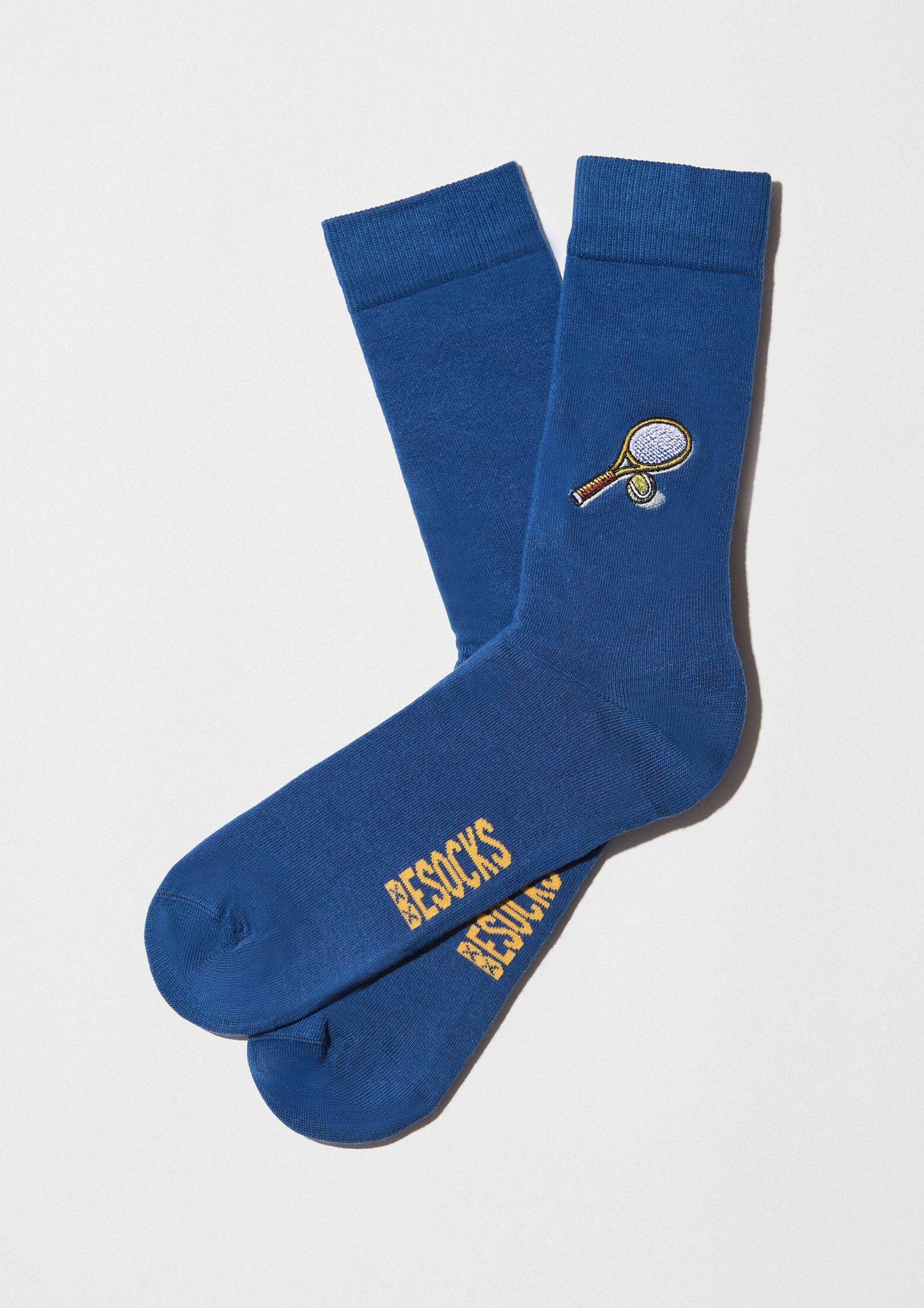 BeTennis Embroidered - 100% Organic Cotton Socks