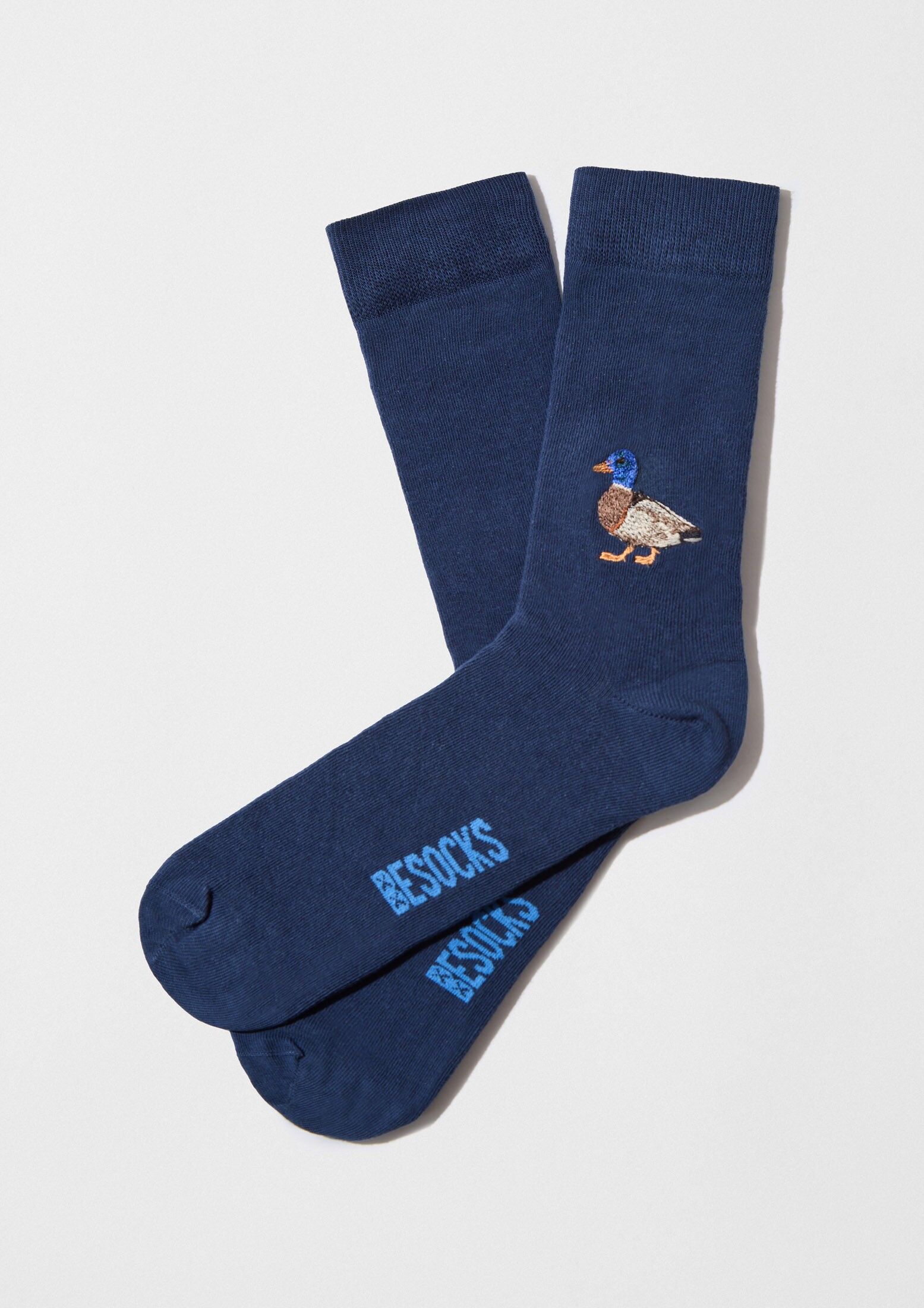 BeDuck Embroidered - 100% Organic Cotton Socks