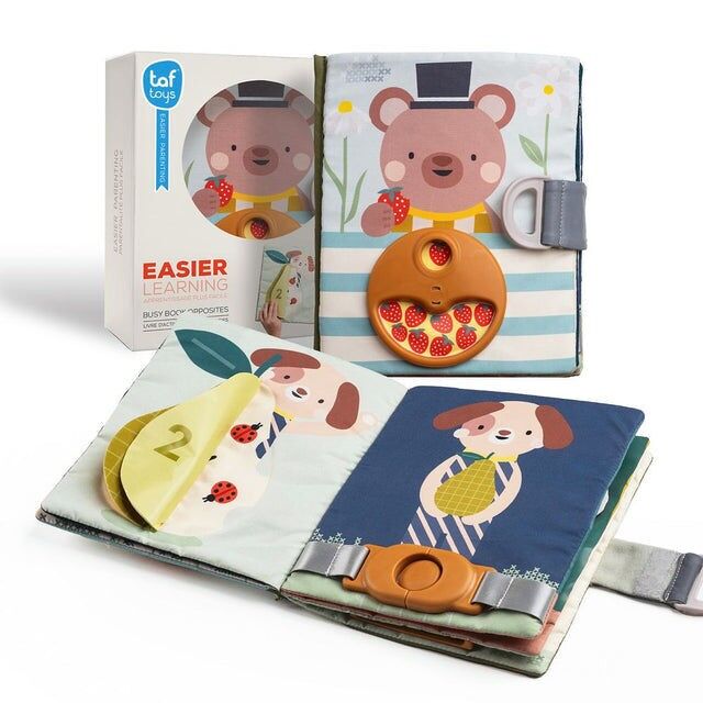 Libro de actividades opuestas de Taf Toys