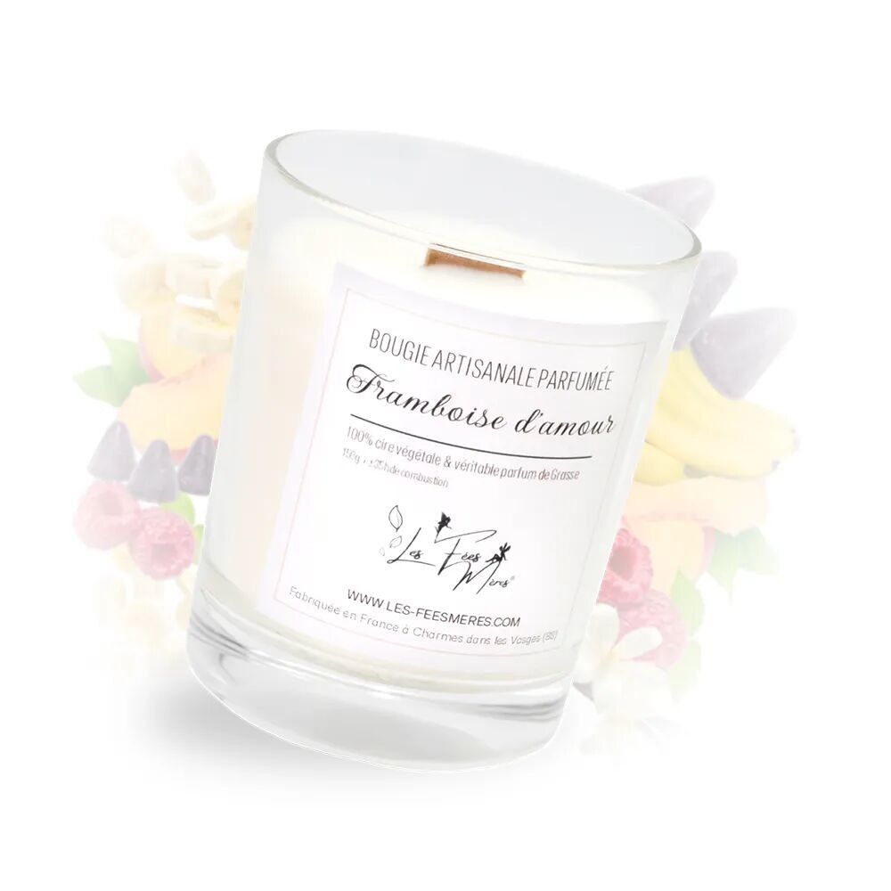 Bougie parfumée Framboise d'amour