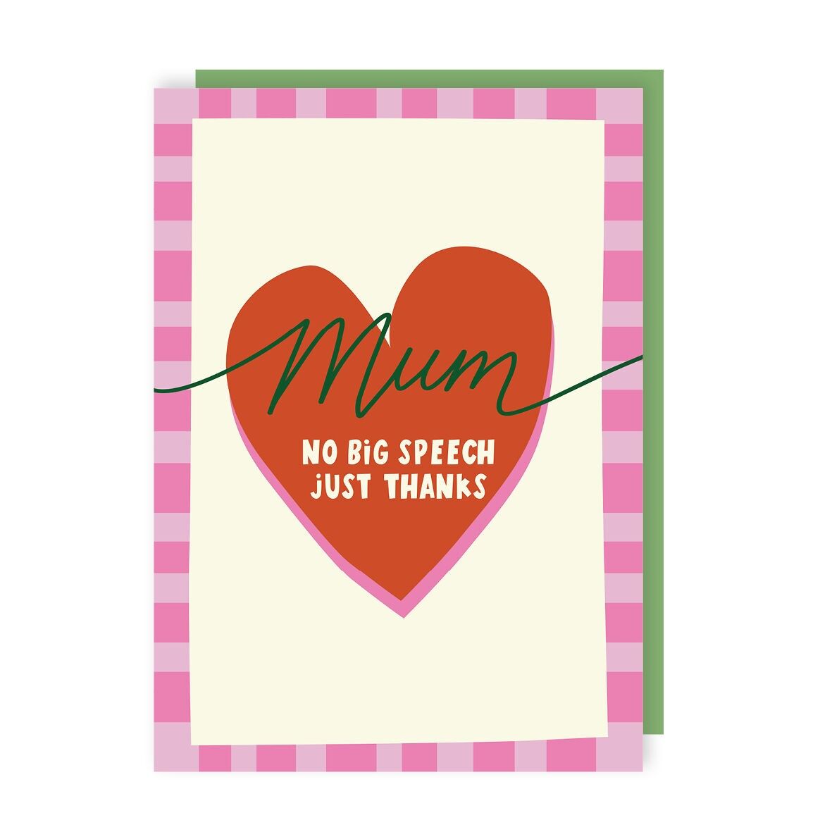 No Big Speech Mother's Day Card Pack of 6