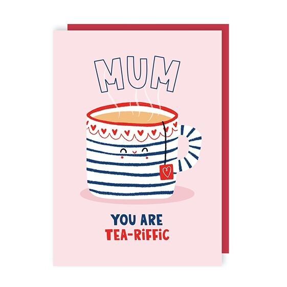 You Are Tea-riffic Mother's Day Card Pack of 6