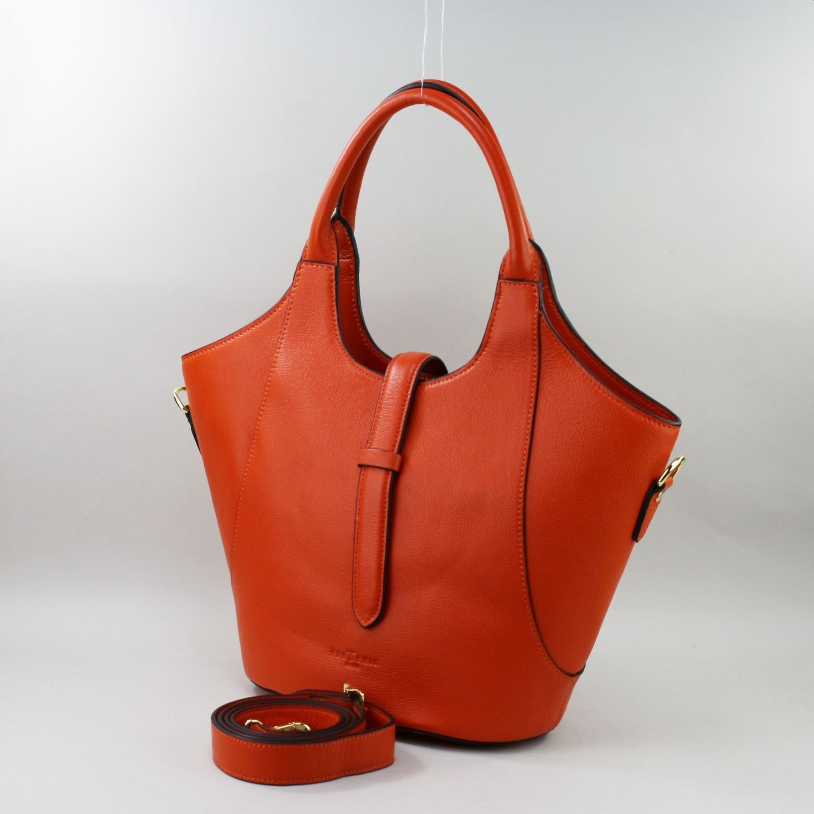 583972 Orange - Leather bag