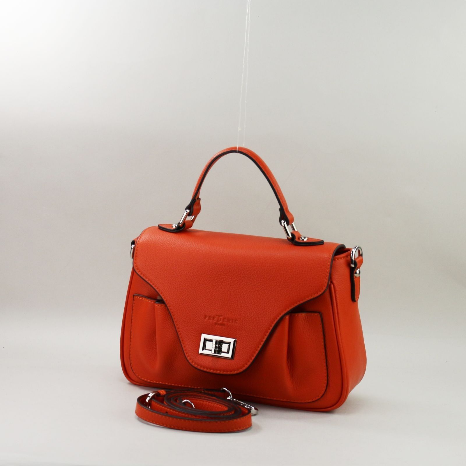 583976 Orange - Leather bag