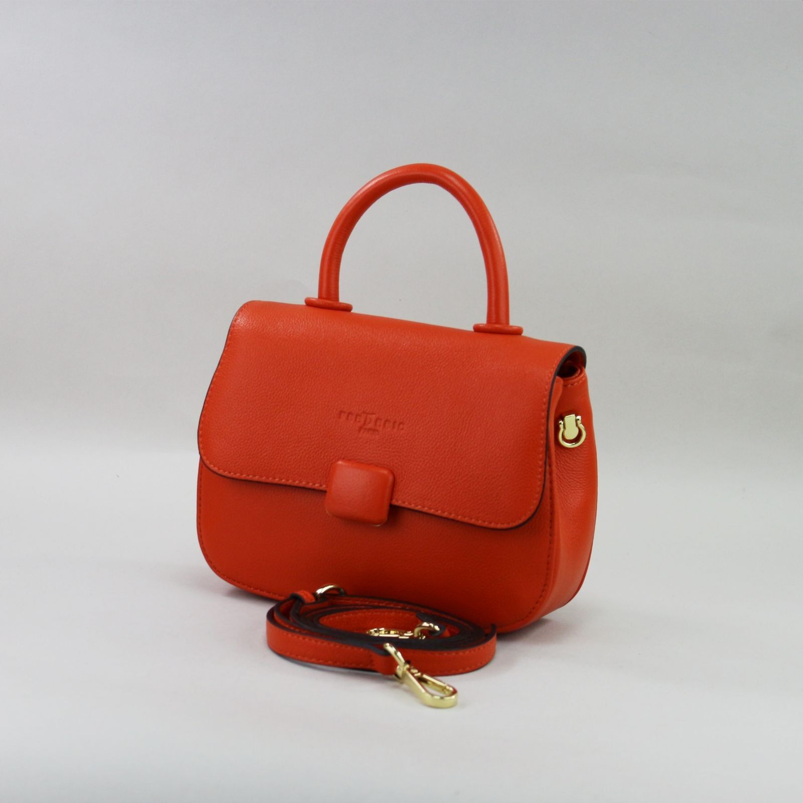 583989 Orange - Leather bag