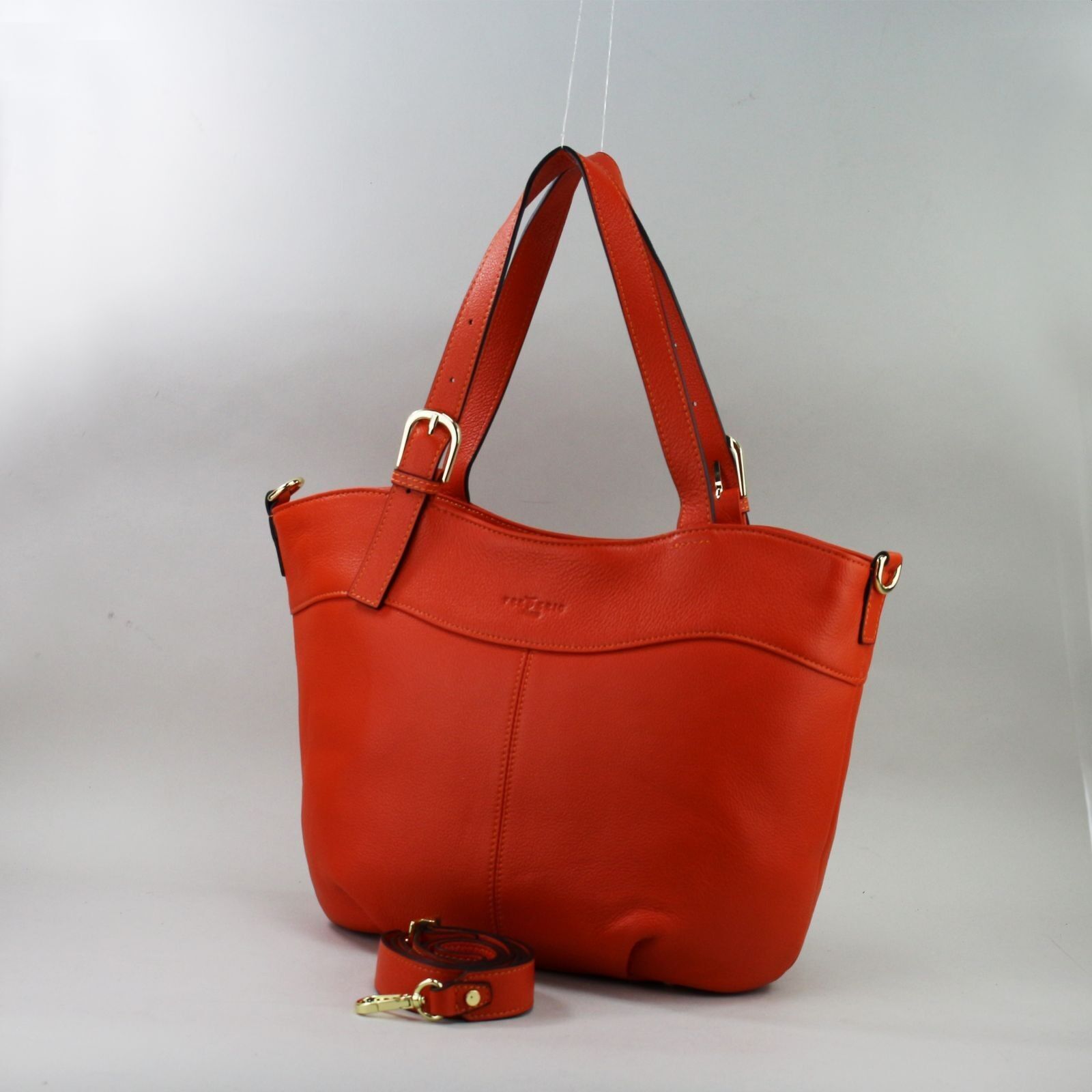 582628 Orange - Leather bag