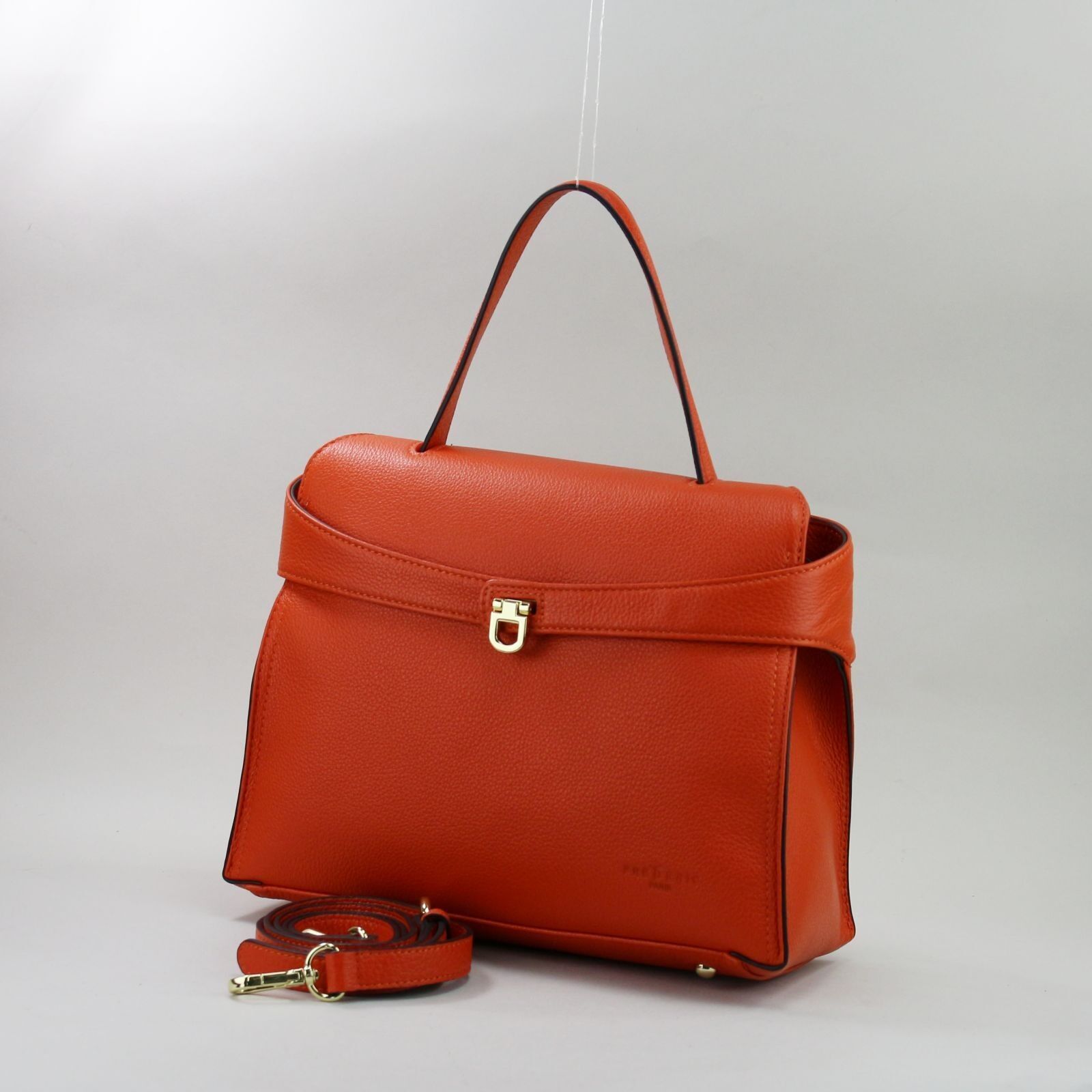 582629 Orange - Leather bag