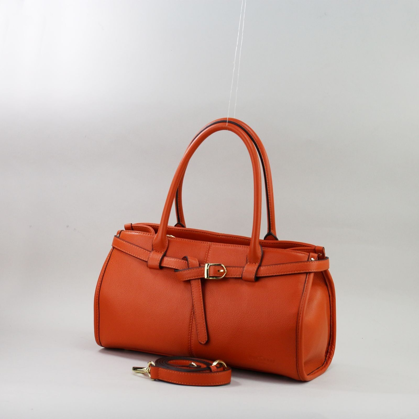 582634 Orange - Leather bag