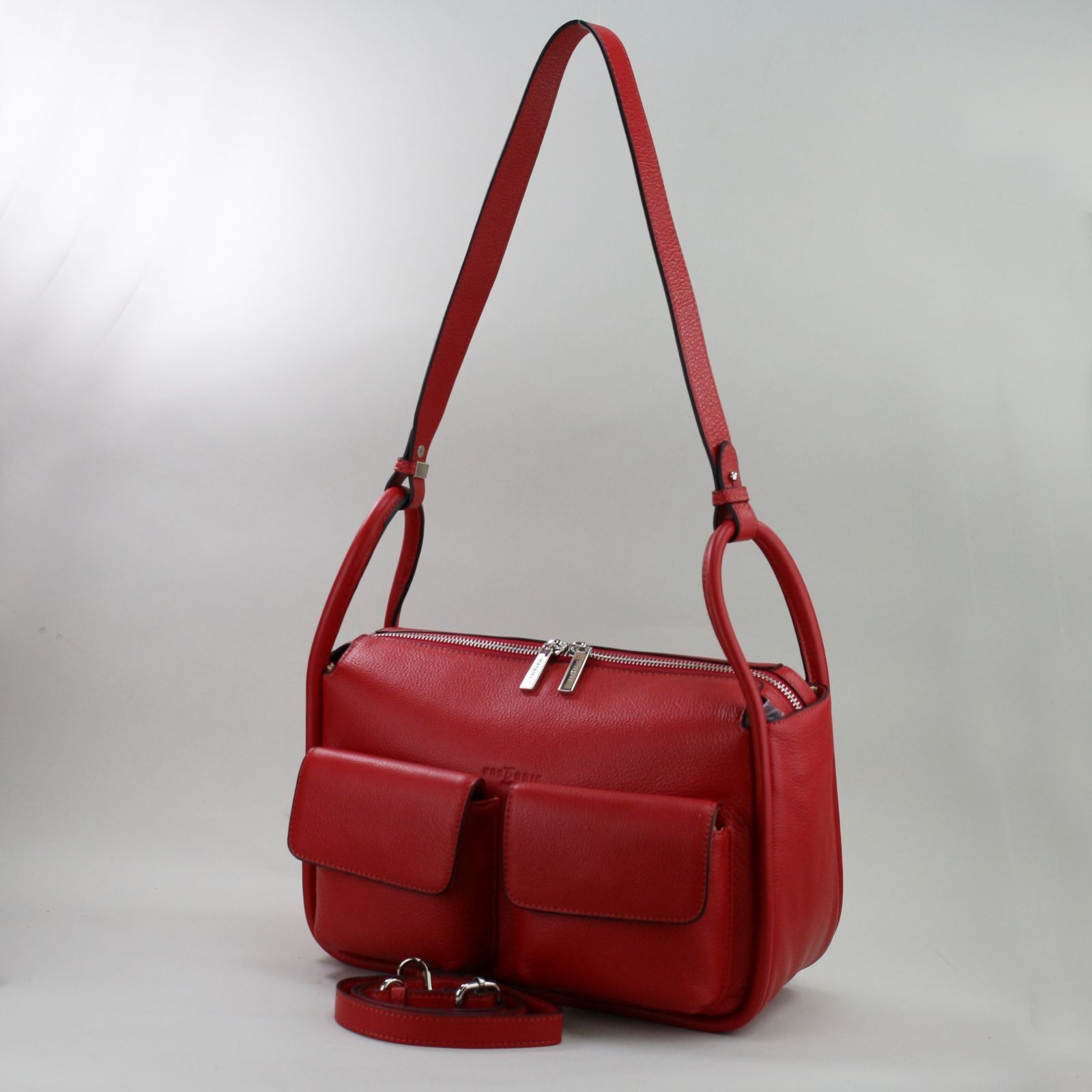 582635 Red - Leather Bag