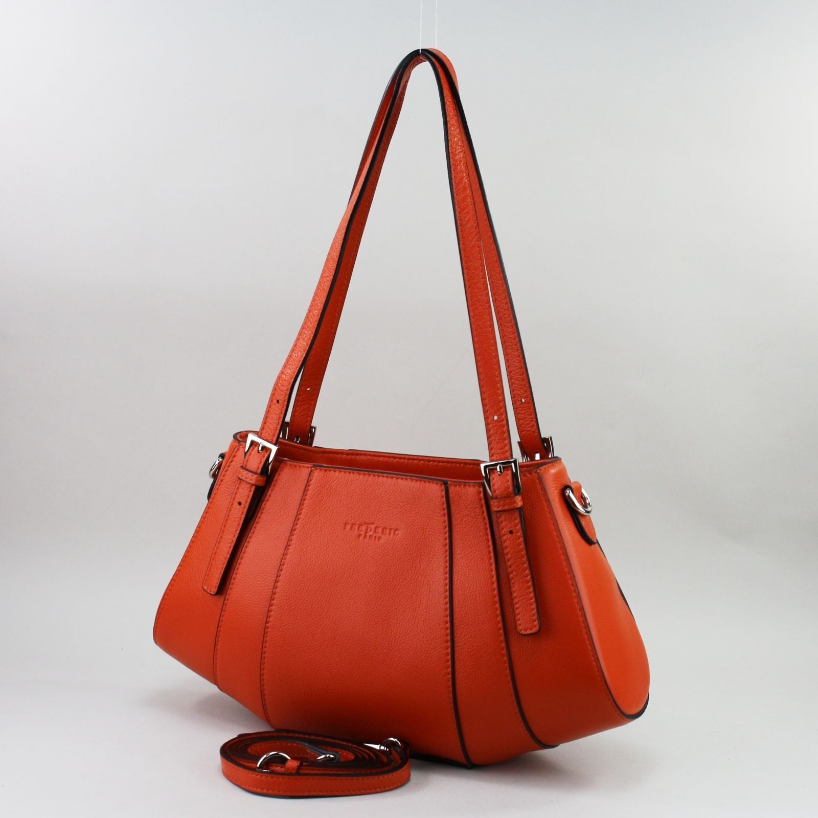 583965 Orange - Sac cuir