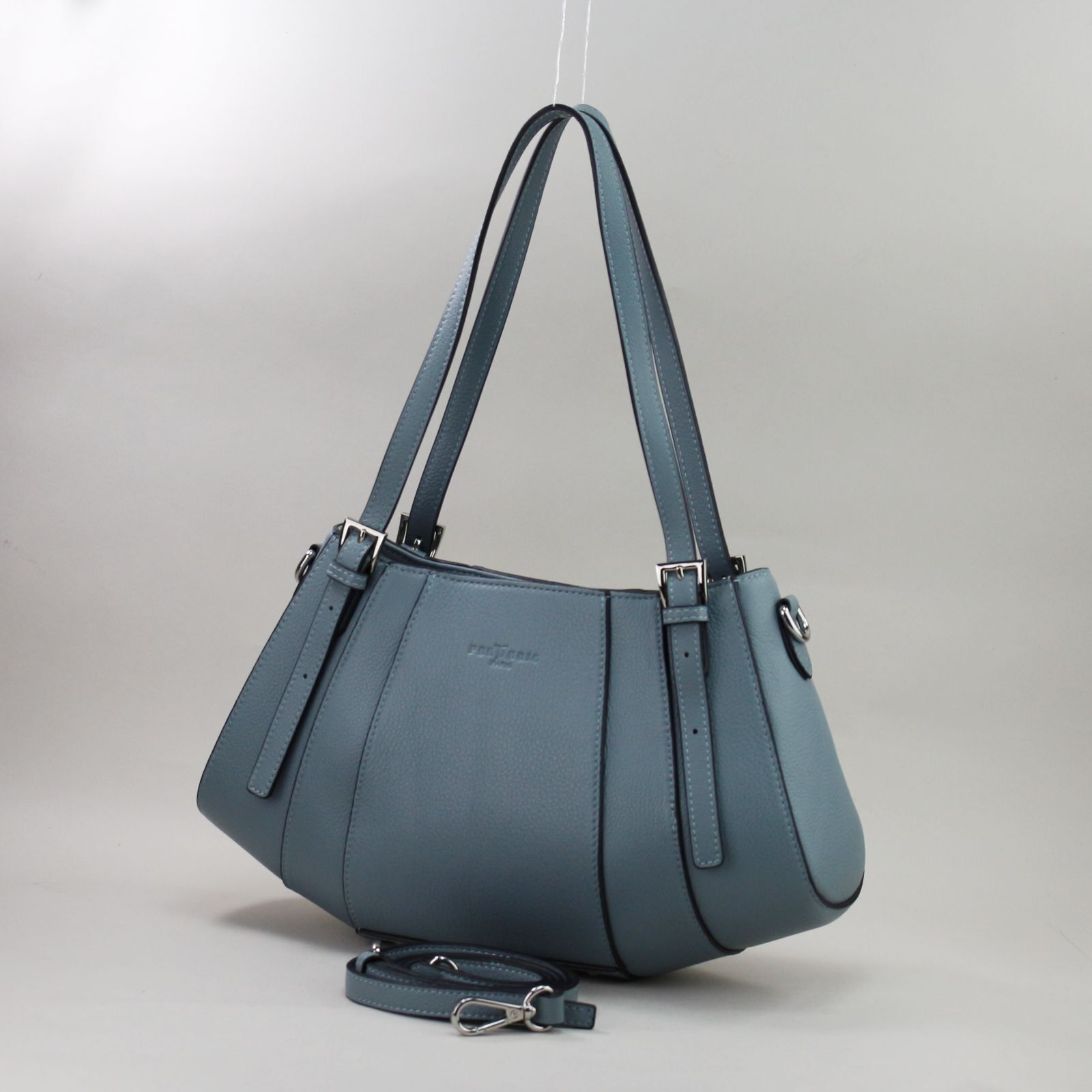 583965 Bleu fumée - Sac cuir