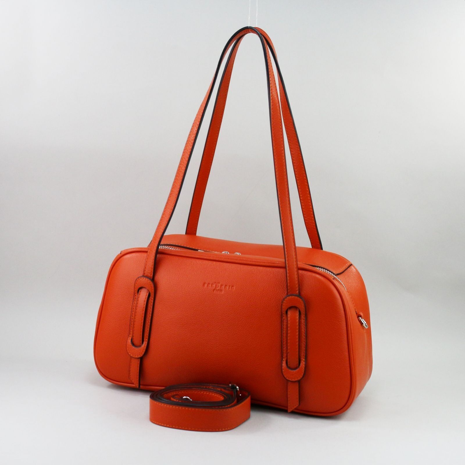583967 Orange - Sac cuir