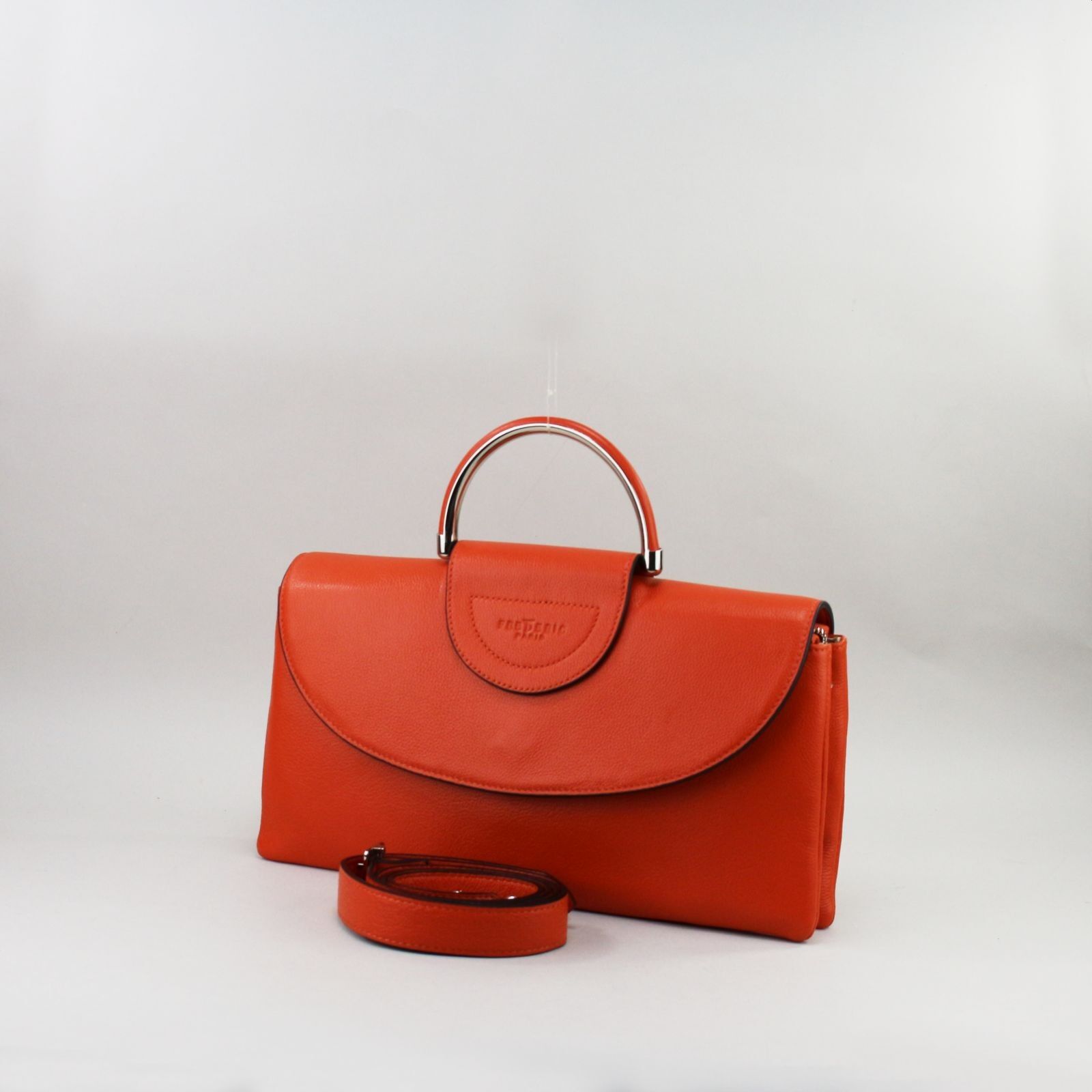 583960 Orange - Sac cuir