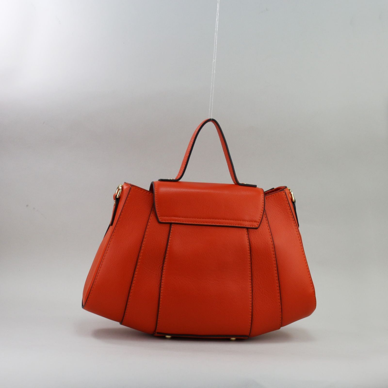 582632 Orange - Sac cuir