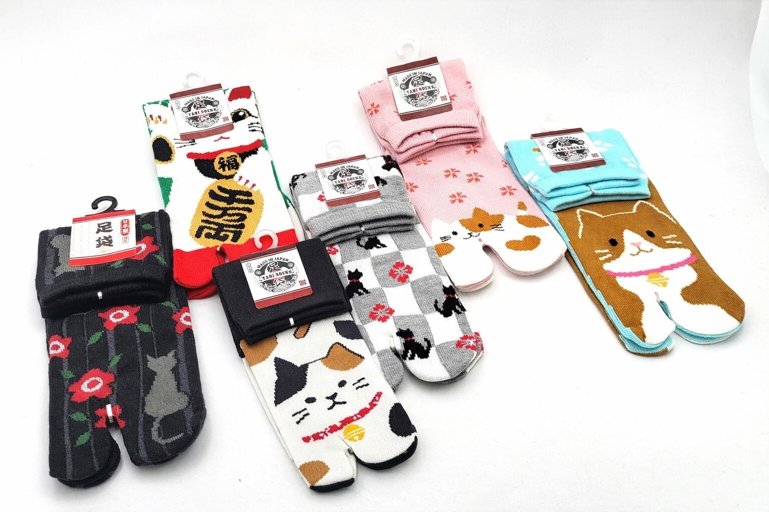 Selection Passion Chats - Lot of 36 pairs of Tabi (Size 34-39)