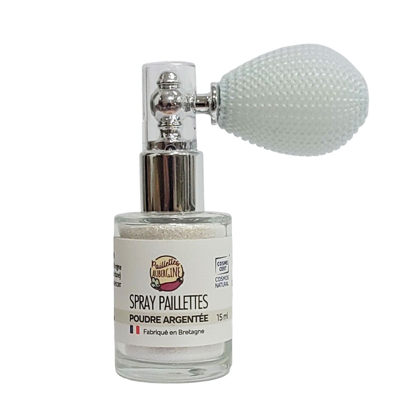 Silberglitzerpuderspray - Cosmos Natural