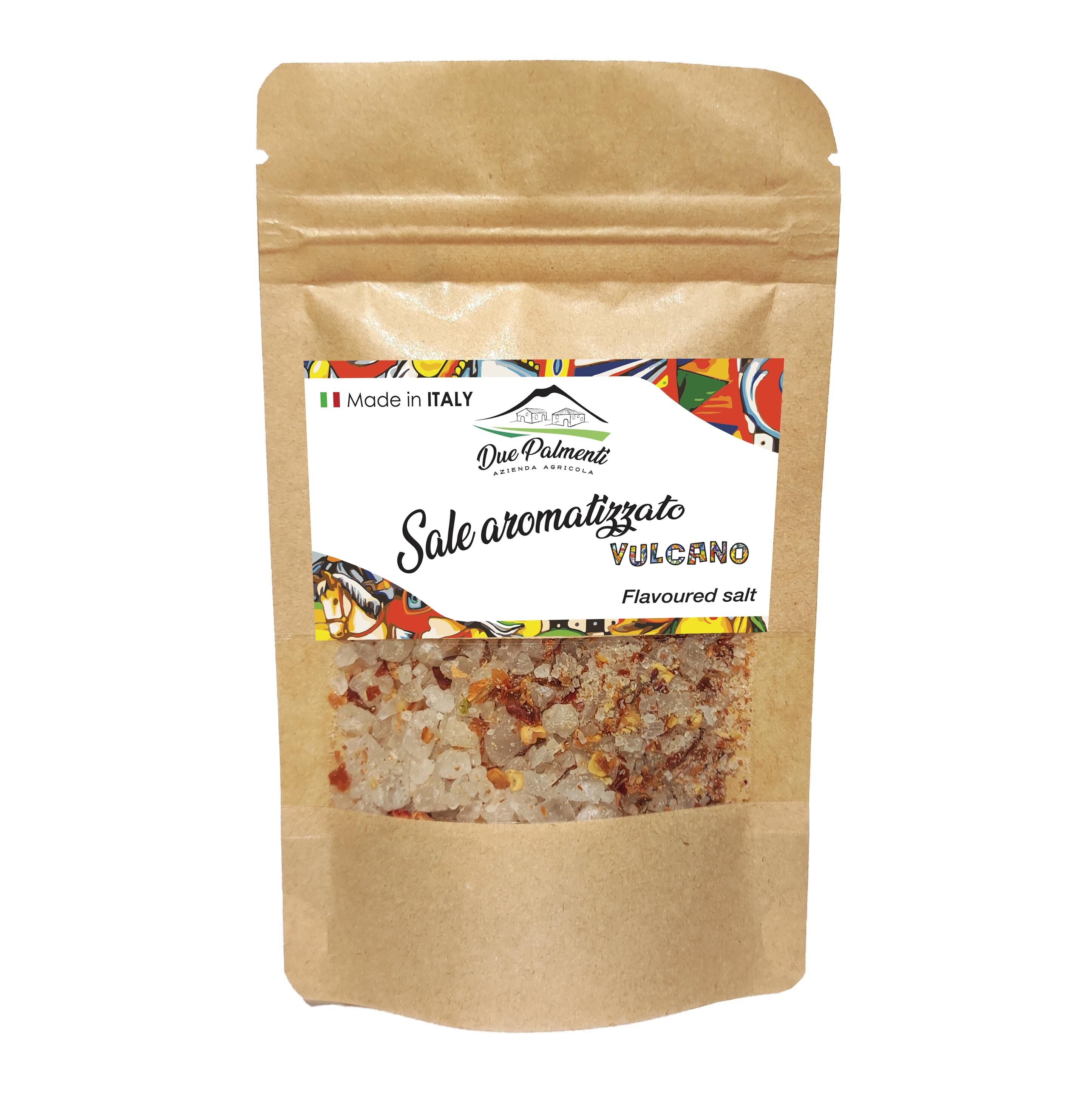 VULCANO flavored salt zip bag