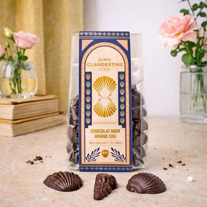 Friture - Coquillages - Chocolat noir