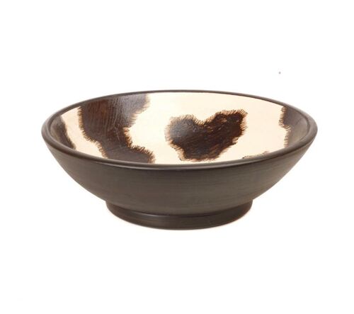 Cowhide Brown - large round