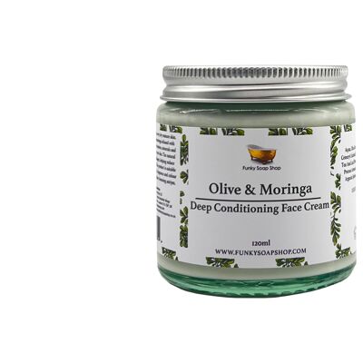 Oliven- und Moringa-Tiefenpflege-Gesichtscreme