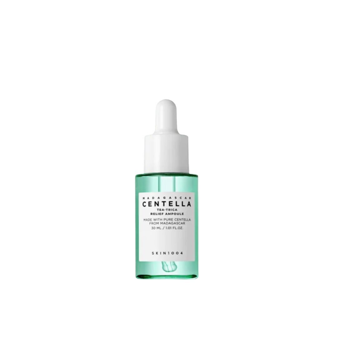SKIN1004 – Madagascar Centella Tea-Trica Relief Ampoule 30ml, SOS Soothing Serum Ampoule for Irritated and Sensitive Skin