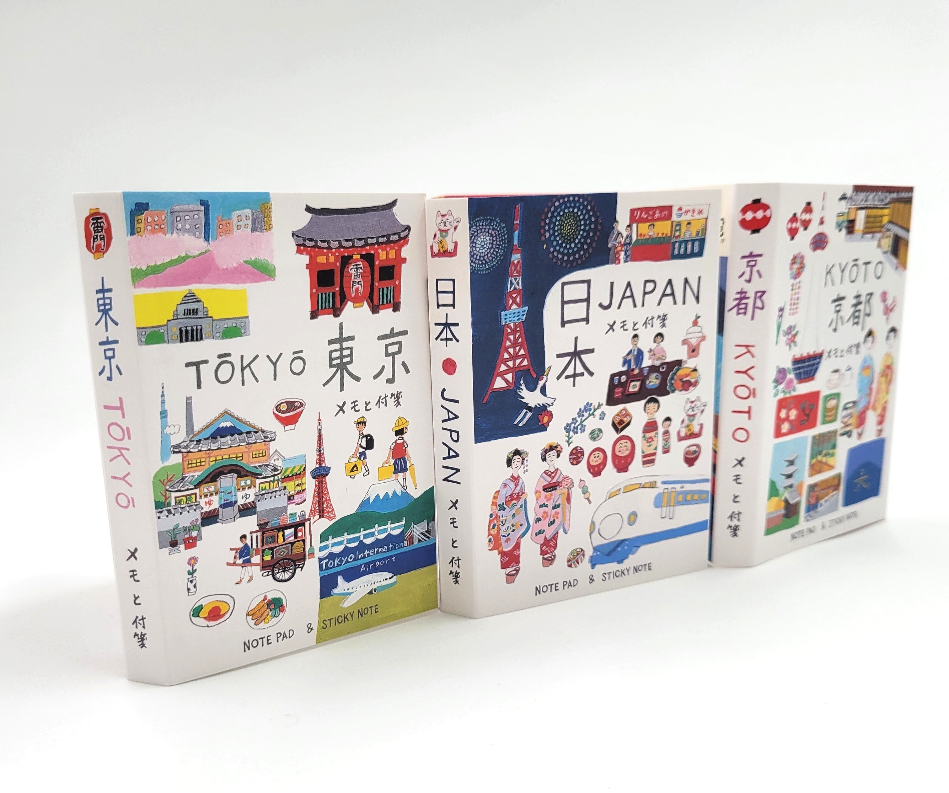Japan Post-it Set - Kyoto / Tokyo / Japan (6cm x 7cm)