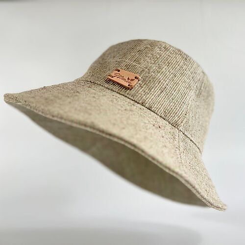 Green Bucket Hat / Water Hyacinth Yarns