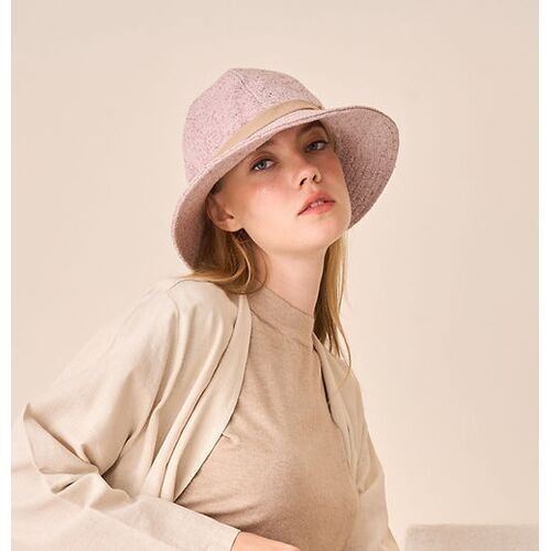 Pink Vintage Hat / Water Hyacinth Yarns