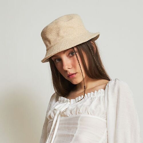 Bucket Hat / Water Hyacinth Yarns