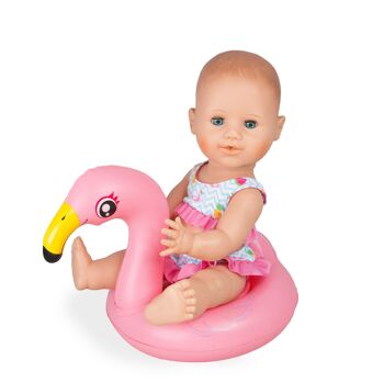 Ensemble de natation pour poupée "Flamingo Ella", taille 35 à 45 cm 2