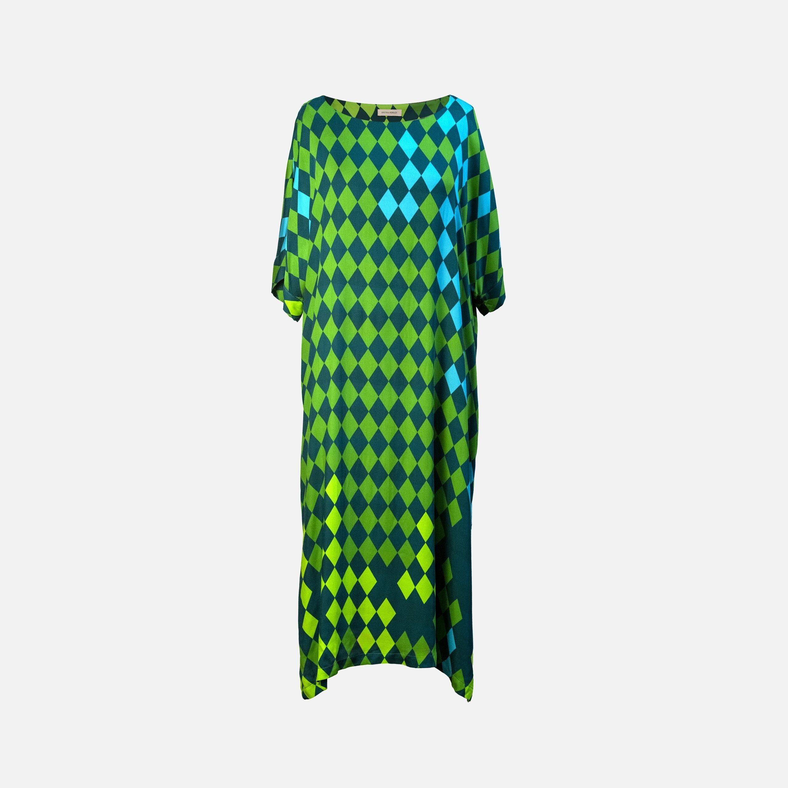 Robe midi, MEDEA, verte