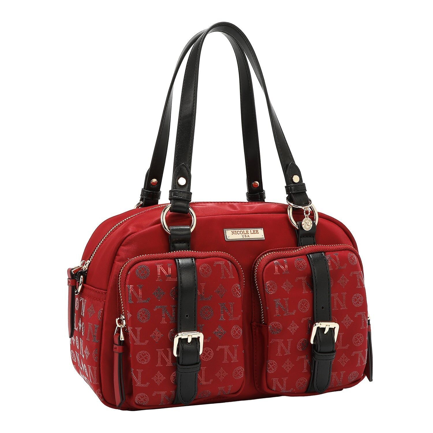 Buy wholesale BOSTON BAG WITH MONOGRAM LOGO (RED)