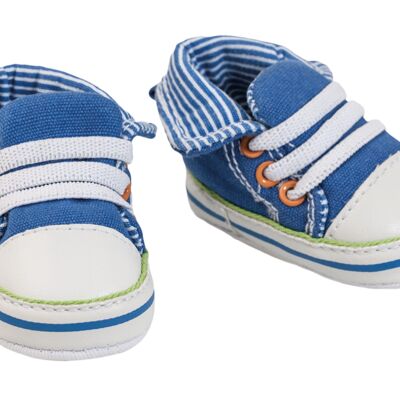 Sneakers bambola, blu, taglia. 38-45 cm