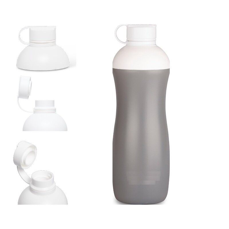 Biobasierte Sportflasche Biodrup 500ml Grau