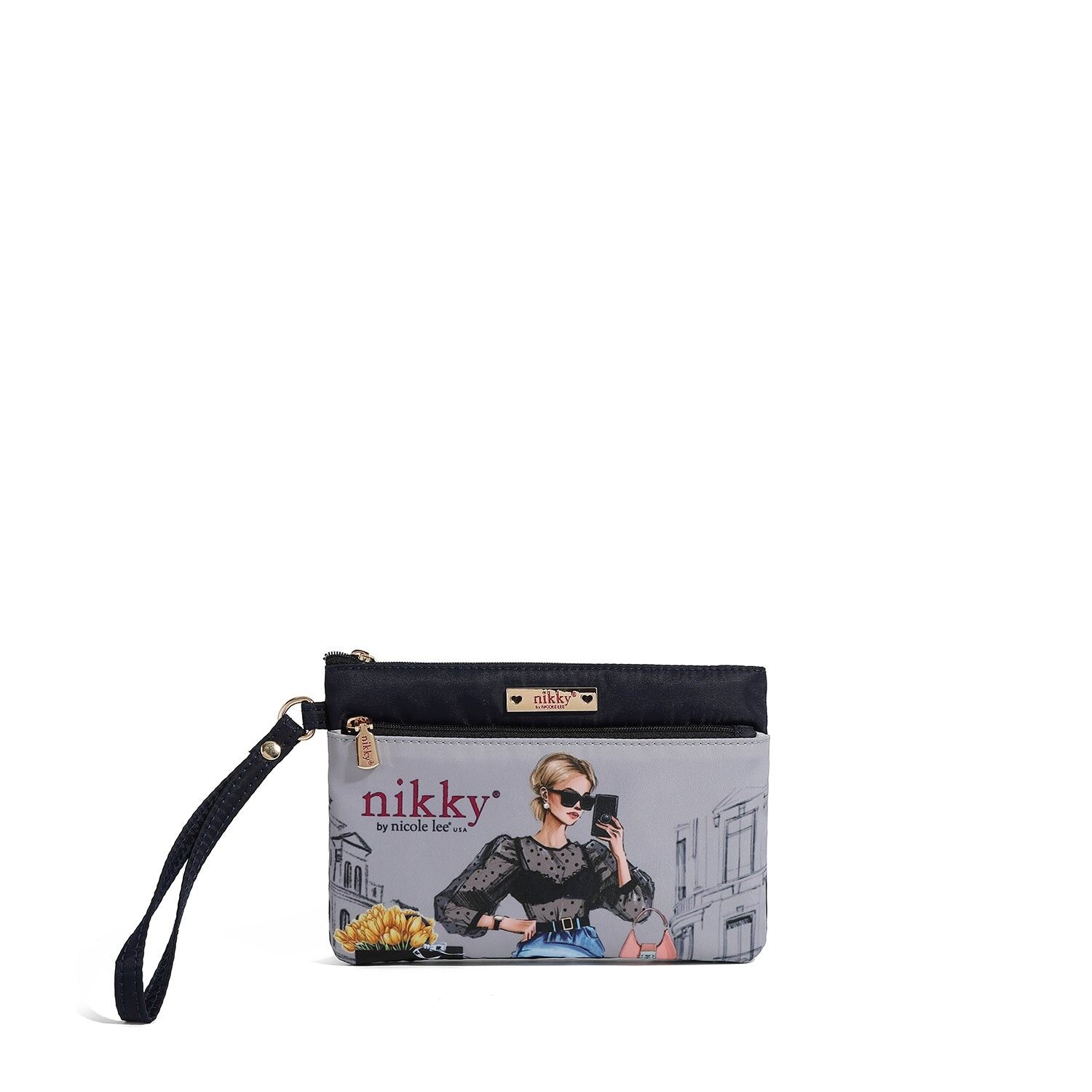 しまりすさま　ノベルティpromised bag Buy wholesale ZIPPERED TOILETRY BAG (URBAN COFFEE DREAM)