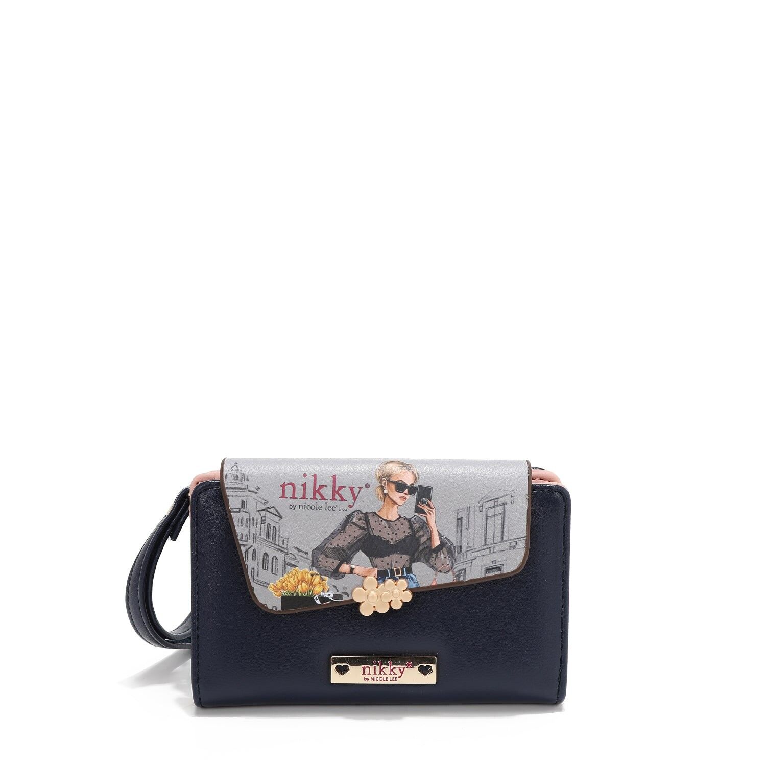 Buy wholesale NIKKY SMALL FOLDABLE WALLET (URBAN COFFEE DREAM)