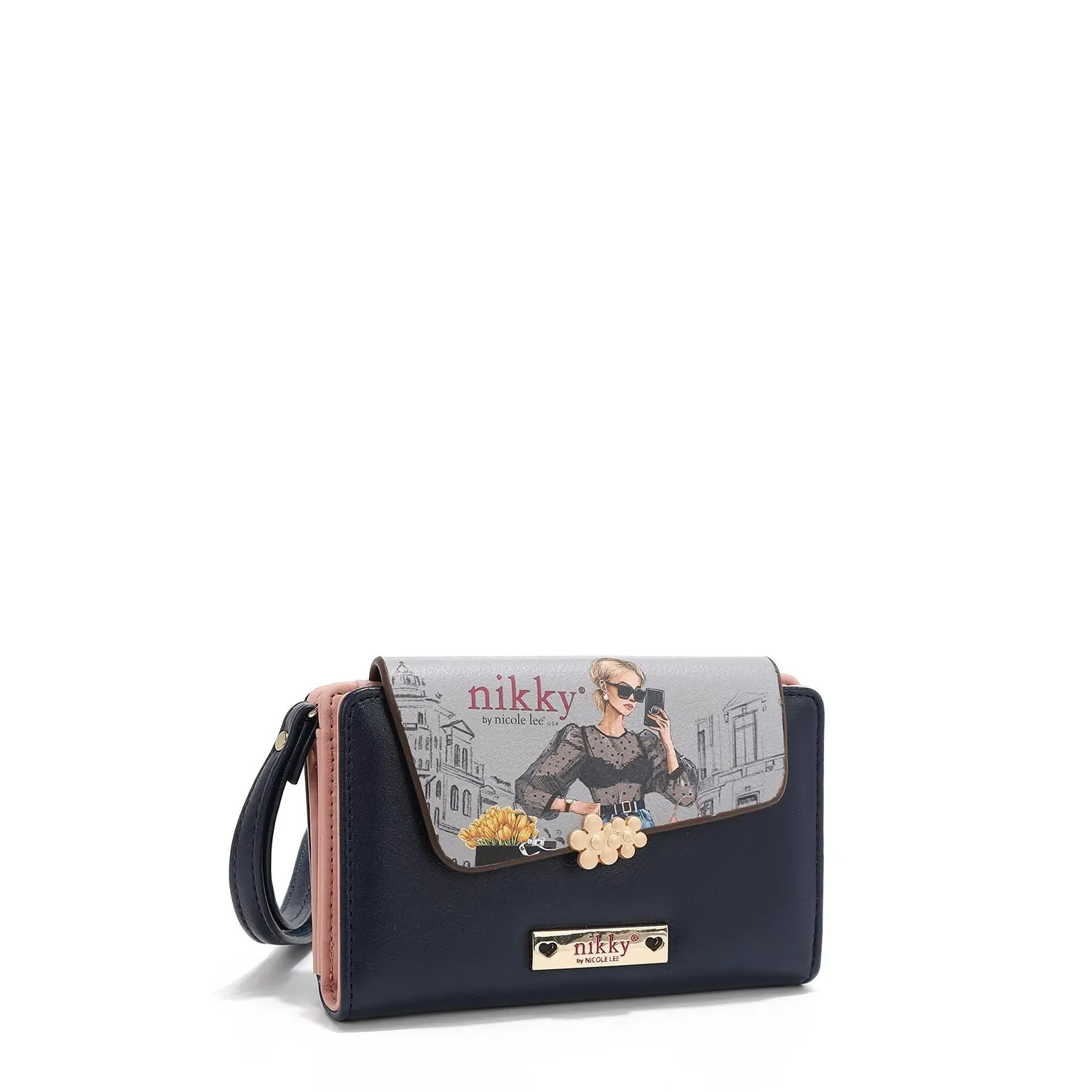 Buy wholesale NIKKY SMALL FOLDABLE WALLET (URBAN COFFEE DREAM)
