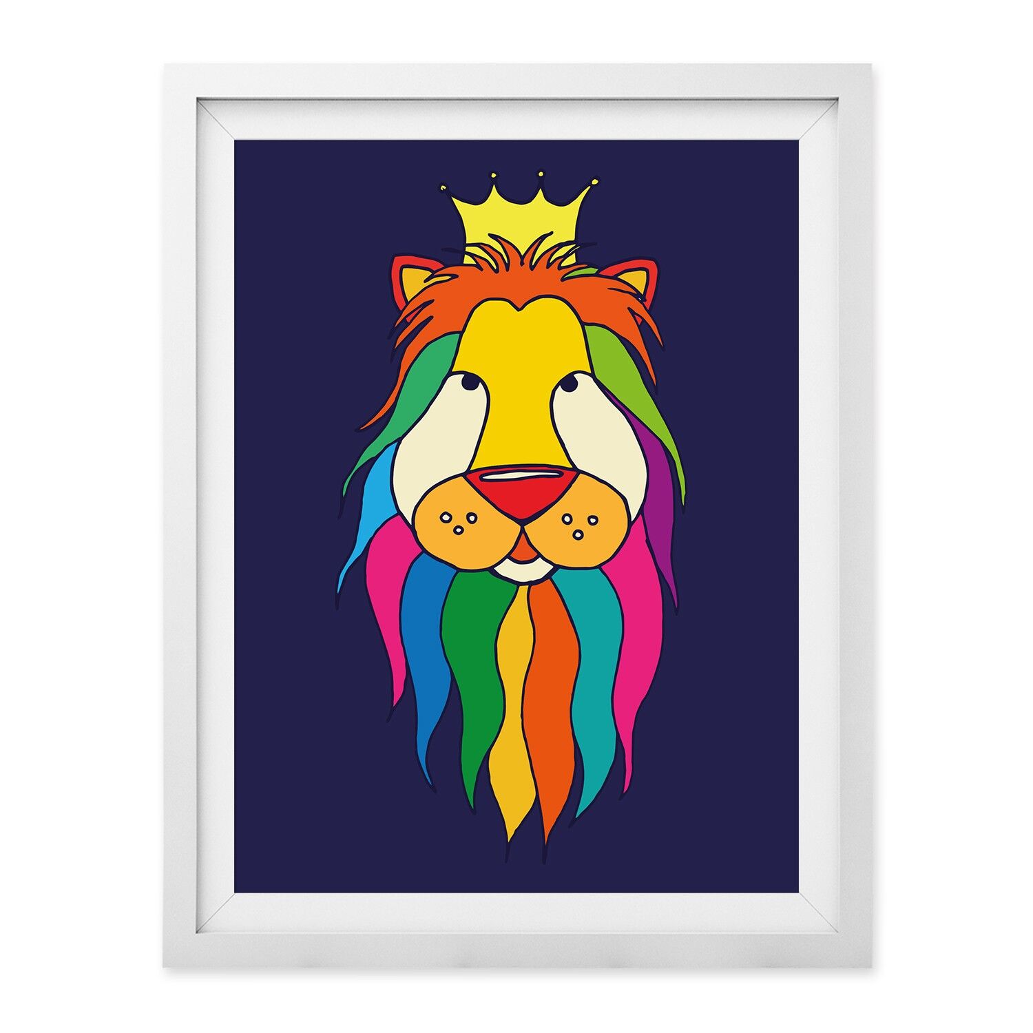 The King Wall Art Print A4