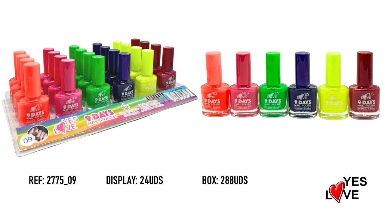 Nagellack 9 Tage Haltbarkeit Ref: 2775_09