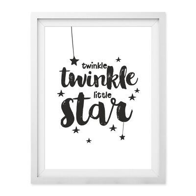 Twinkle Twinkle I Impression d’art mural A4 et A3