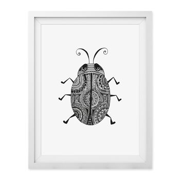 Love Bug Wall Art Print A4 et A3 1