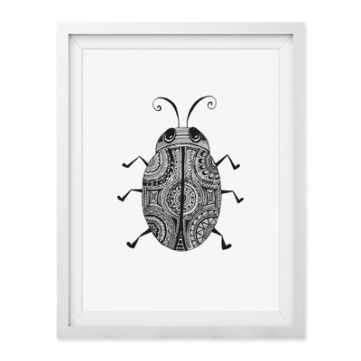 Love Bug Wall Art Print A4 and A3