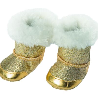 Doll gold boots, Gr. 38-45 cm