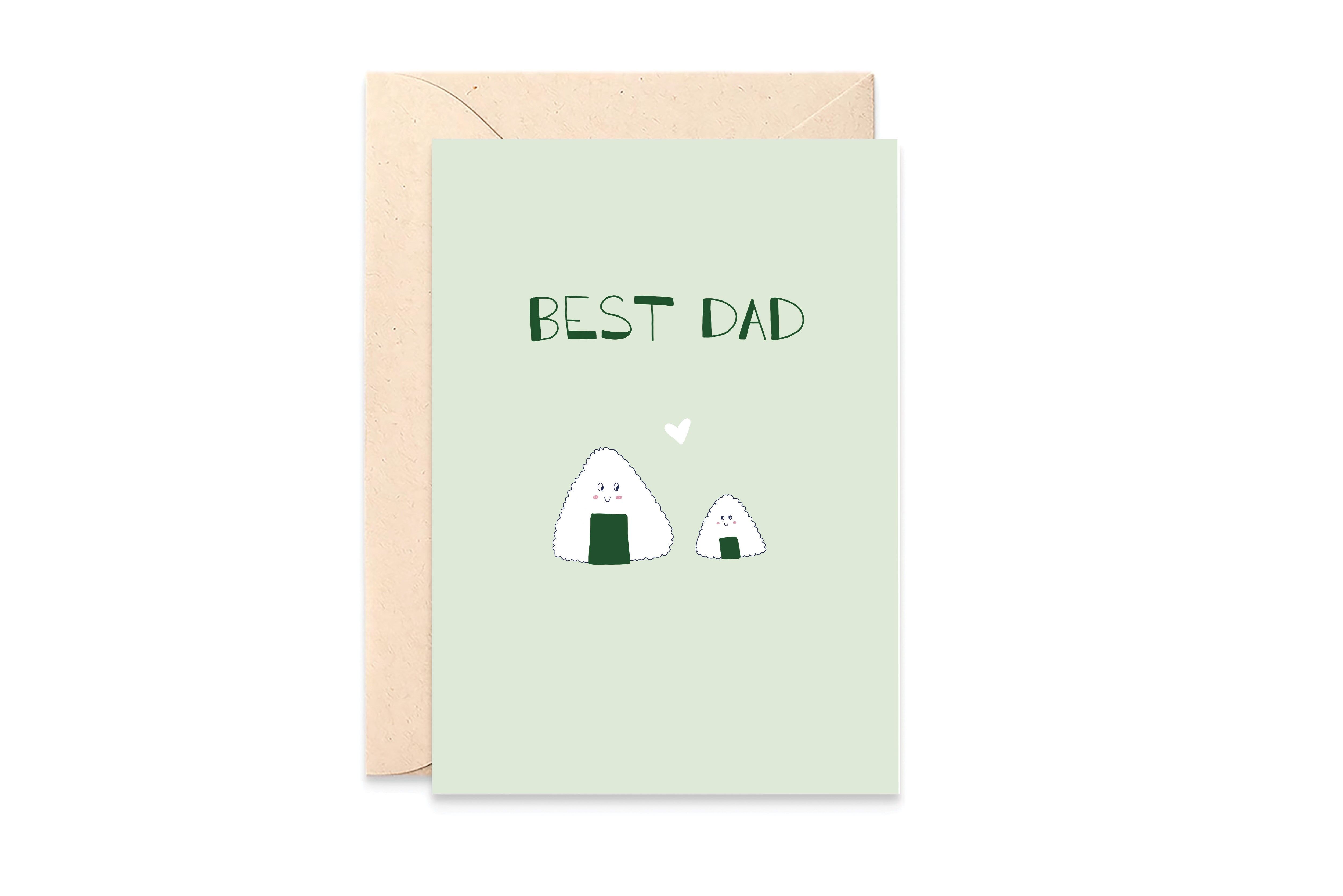 Karte „Bester Papa“, Vatertagskarte