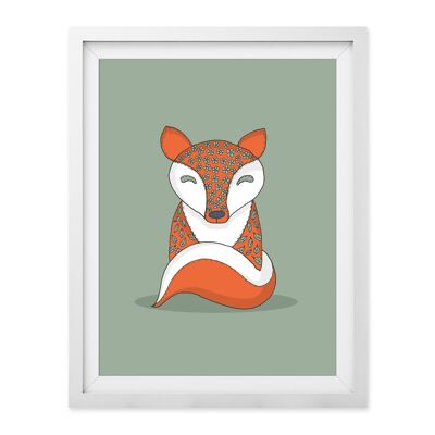 Crafty Fox Wandkunstdruck