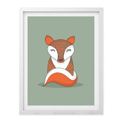 Crafty Fox Wall Art Print