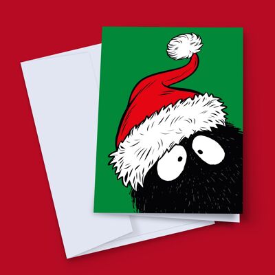 Peekaboo christmas card